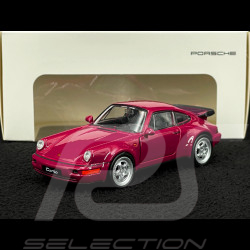 Porsche 911 Turbo Typ 964 1990 Rubinrot Reibungsspielzeug 1/38 Welly MAP01025015