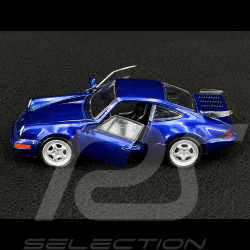 Porsche 911 Turbo Type 964 1990 Blue Friction Toy 1/38 Welly MAP01025015