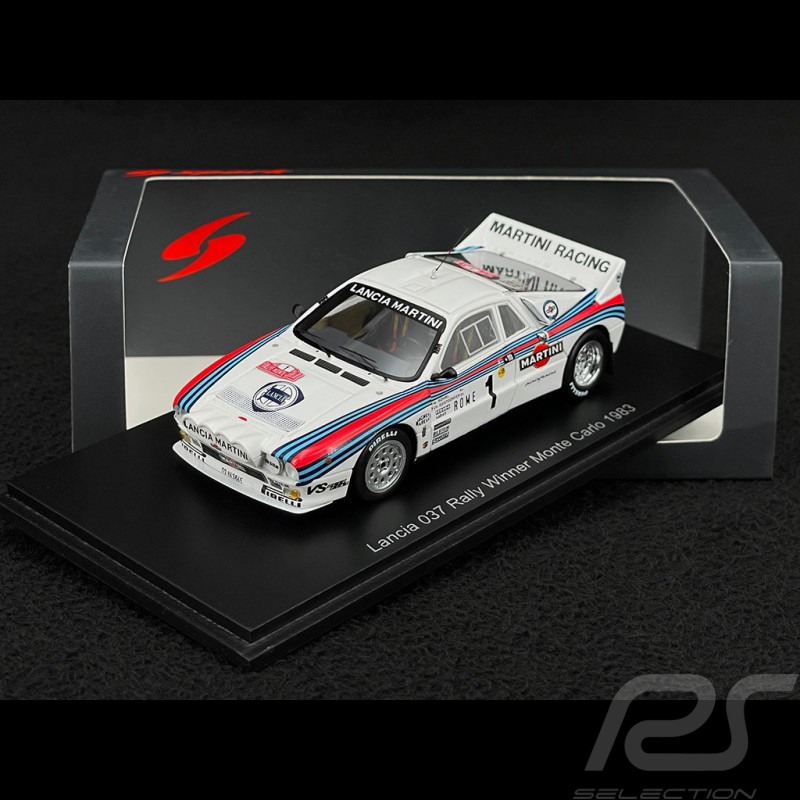 Lancia 037 Rally n° 1 Vainqueur Rallye Monte Carlo 1983 1/43 Spark S9108