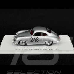 Porsche 356 1500 n° 248 Monte Carlo Rally 1955 1/43 Spark S6137