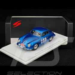Porsche 356 1500 n° 259 Rallye Monte Carlo 1955 1/43 Spark S6138