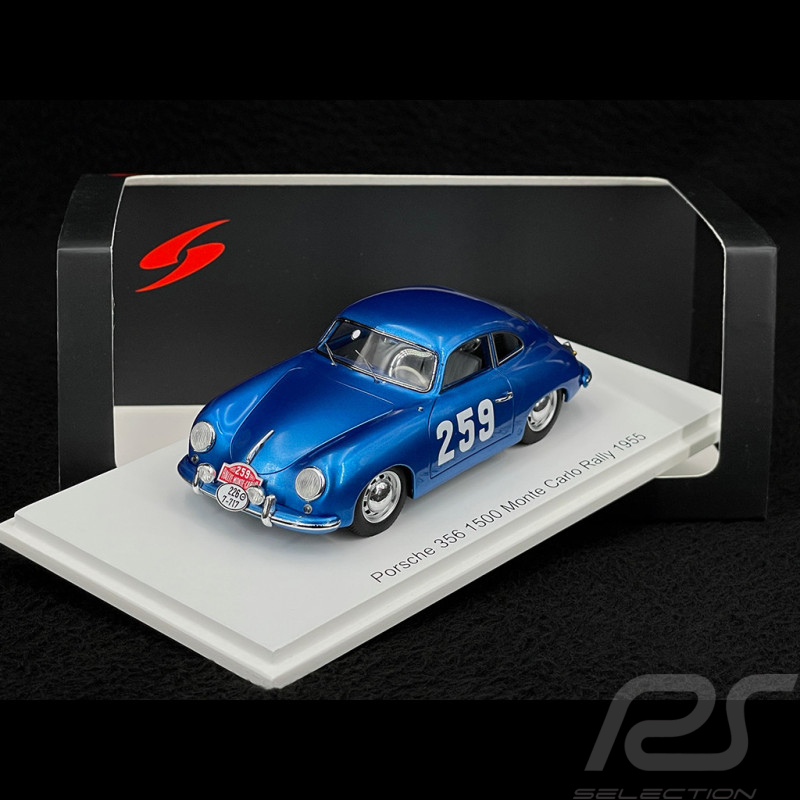 Porsche 356 1500 n° 259 Rallye Monte Carlo 1955 1/43 Spark S6138