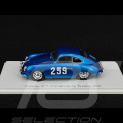 Porsche 356 1500 n° 259 Rallye Monte Carlo 1955 1/43 Spark S6138