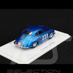 Porsche 356 1500 n° 259 Rallye Monte Carlo 1955 1/43 Spark S6138