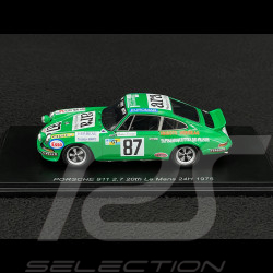 Porsche 911 Carrera RSR 2.7 n° 87 24h Le Mans 1975 1/43 Spark S9812