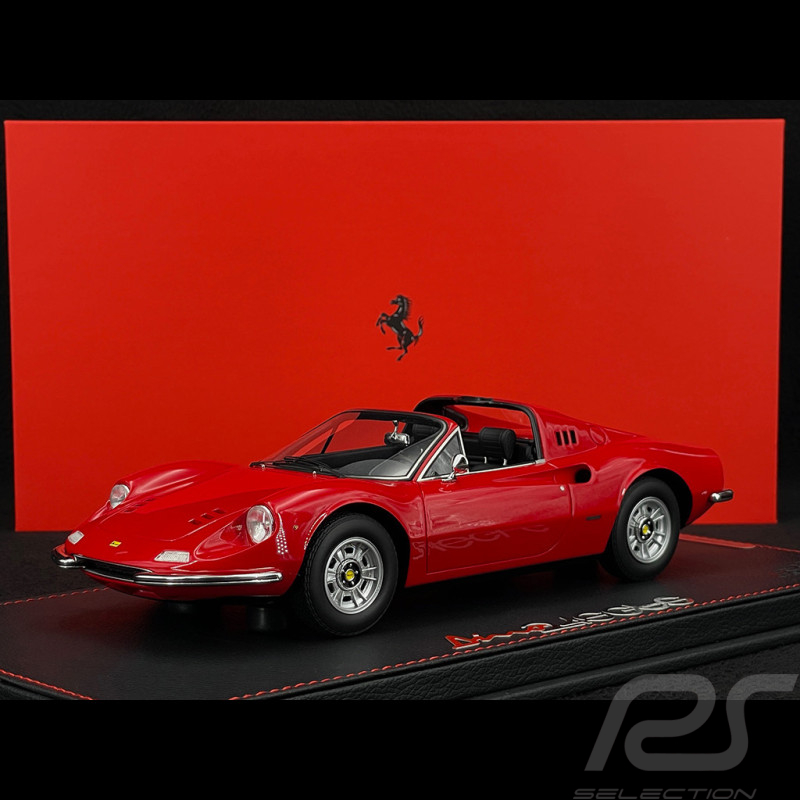 Ferrari Dino 246 GTS Salon de Genève 1972 Rosso Corsa 1/18 BBR Models P18258
