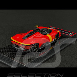 Ferrari Daytona SP3 Serie Icona n° 51 Hommage 24h Le Mans 2022 Rosso Corsa / Jaune Giallo 1/43 BBR Models BBRC267LM51
