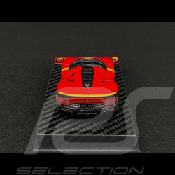 Ferrari Daytona SP3 Serie Icona n° 51 Hommage 24h Le Mans 2022 Rosso Corsa / Jaune Giallo 1/43 BBR Models BBRC267LM51