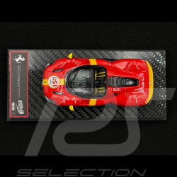 Ferrari Daytona SP3 Serie Icona n° 51 Hommage 24h Le Mans 2022 Rosso Corsa / Jaune Giallo 1/43 BBR Models BBRC267LM51