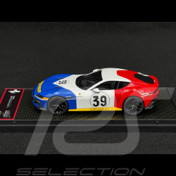 Ferrari 12Cilindri Coupe n° 39 Tribute 24h Le Mans 1972 Blue / White / Red 1/43 BBR Models BBRC299LM
