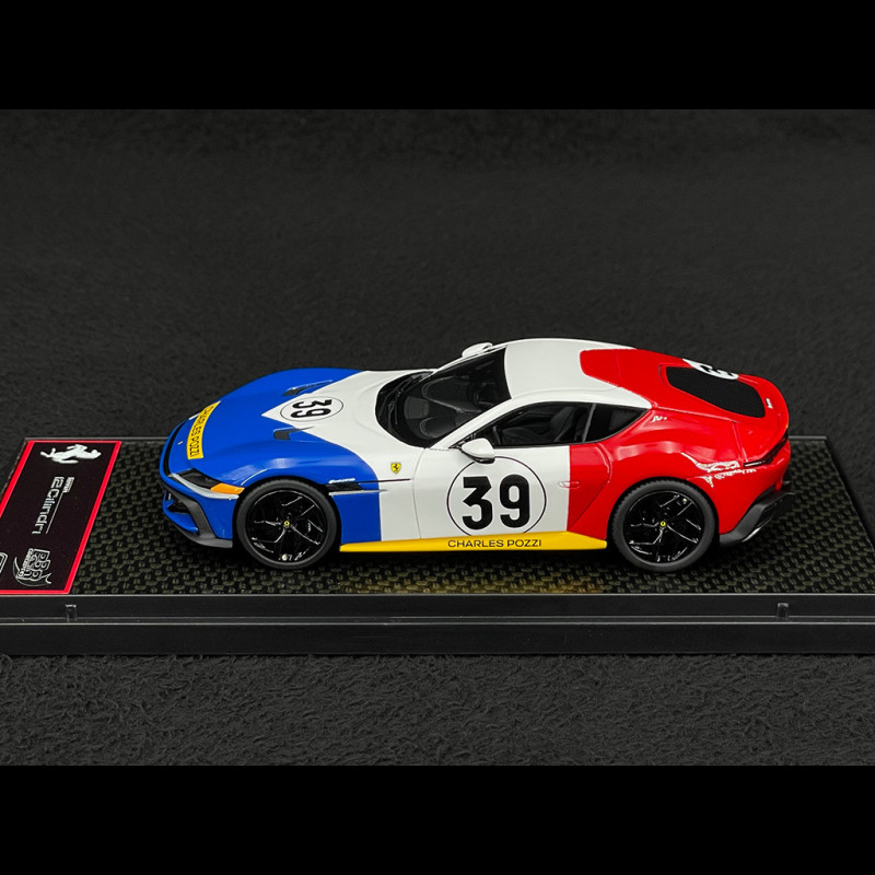 Ferrari 12Cilindri Coupe n° 39 Tribute 24h Le Mans 1972 Blue