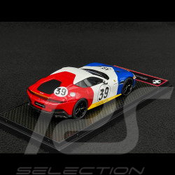Ferrari 12Cilindri Coupe n° 39 Hommage 24h Le Mans 1972 Blau / Weiß / Rot 1/43 BBR Models BBRC299LM