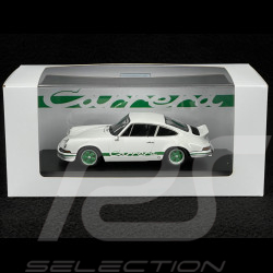 Porsche 911 Carrera RS 2.7 1972 Weiß / Grüne Streifen 1/43 Spark MAP02030125