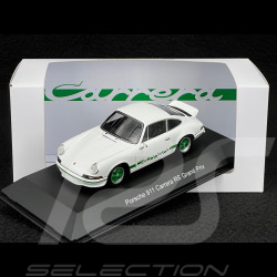 Porsche 911 Carrera RS 2.7 1972 White / Green Stripes 1/43 Spark MAP02030125