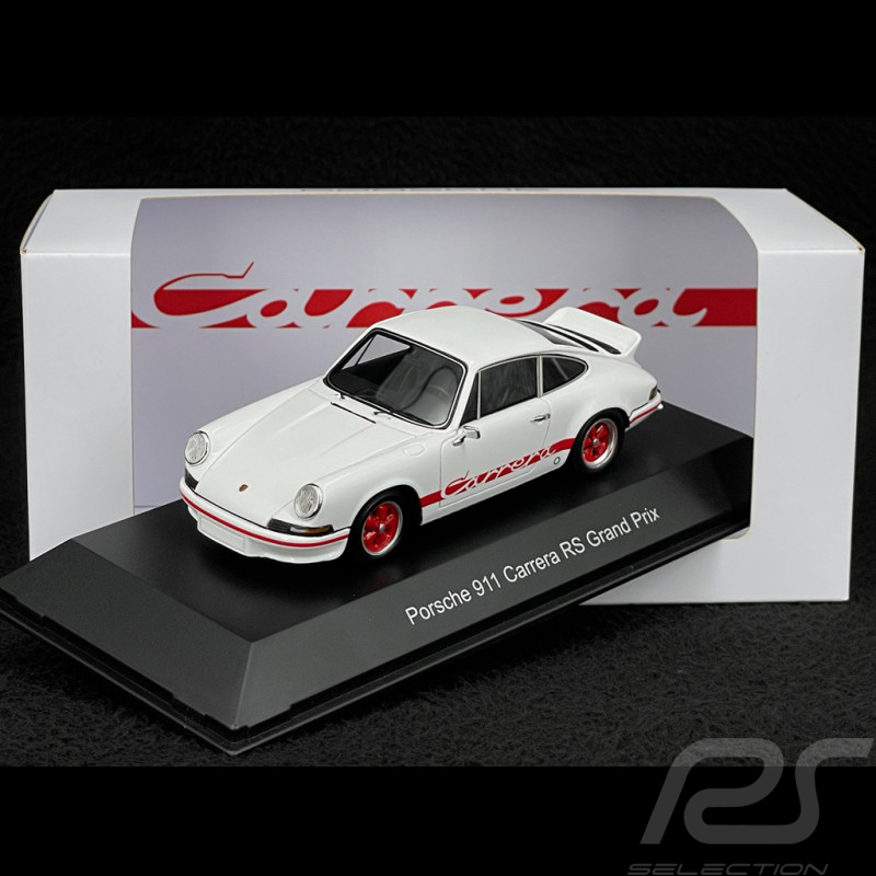 Porsche 911 Carrera RS 2.7 1972 Weiß / Rote Streifen 1/43 Spark MAP02030325