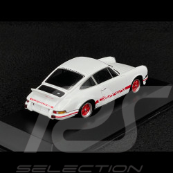 Porsche 911 Carrera RS 2.7 1972 Blanc / Bandes Rouges 1/43 Spark MAP02030325