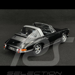 Porsche 911 S 2.4 Targa 1972 50 ans Anniversaire Porsche Design Noir 1/18 Spark WAP0215400TTRG