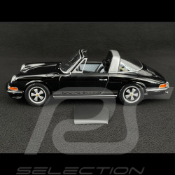 Porsche 911 S 2.4 Targa 1972 50 ans Anniversaire Porsche Design Noir 1/18 Spark WAP0215400TTRG