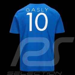 Alpine T-Shirt F1 Team n° 10 Gasly Kappa Royal Blue 311J6BW-063 - Kids