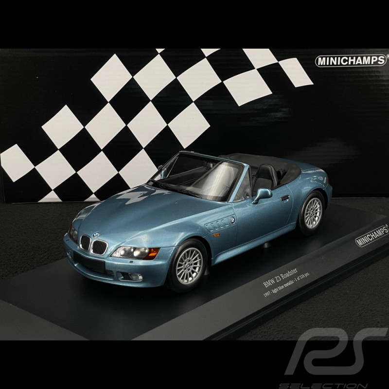 BMW Z3 Roadster 1997 Bleu Clair Métallique 1/18 Minichamps 155024130