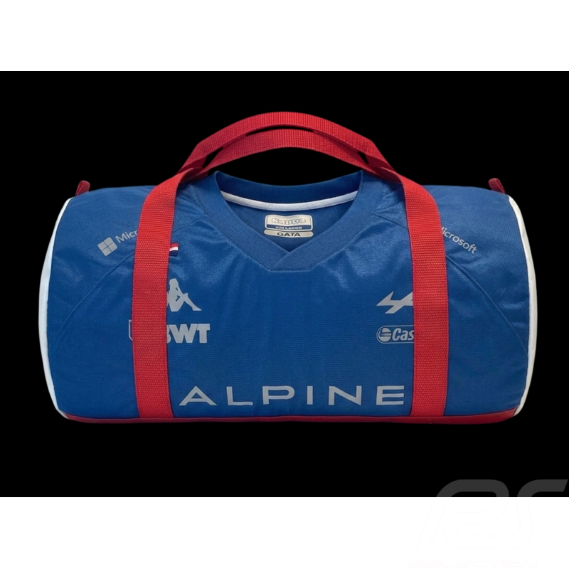 Alpine Upcycling-Reisetasche F1 Team Hergestellt in Frankreich Blau / Weiß / Rot Kappa ALP0001