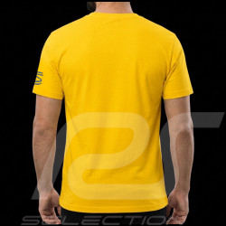 Ayrton Senna T-shirt F1 n° 12 Yellow ASLE01006-YLW - unisex