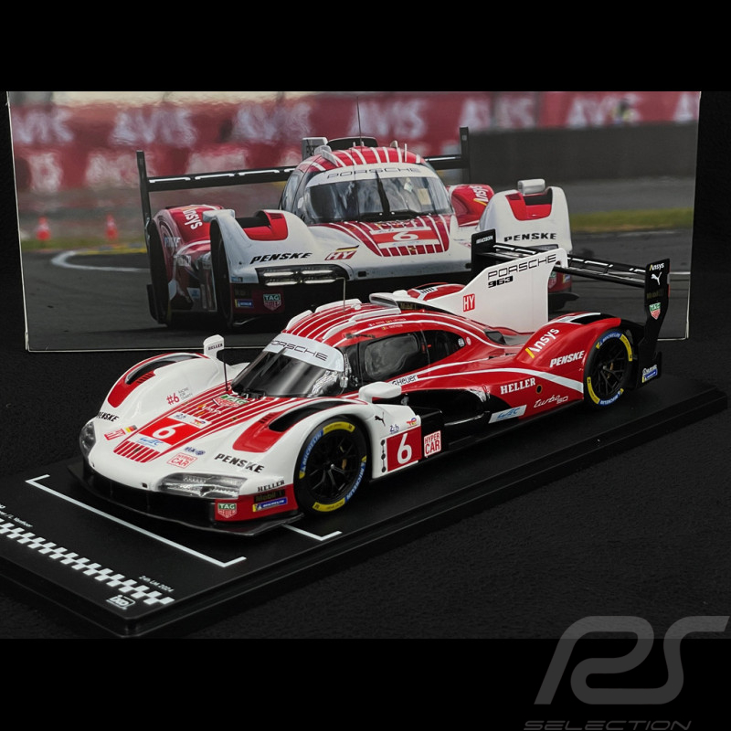 Porsche 963 n° 6 Penke 4. 24h Le Mans 2024 Kevin Estre 1/18 Ixo LEGT963-LM009