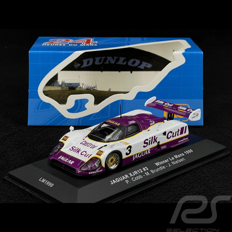 Jaguar XJR-12 n° 3 Vainqueur 24h Le Mans 1990 1/43 Ixo LM1990
