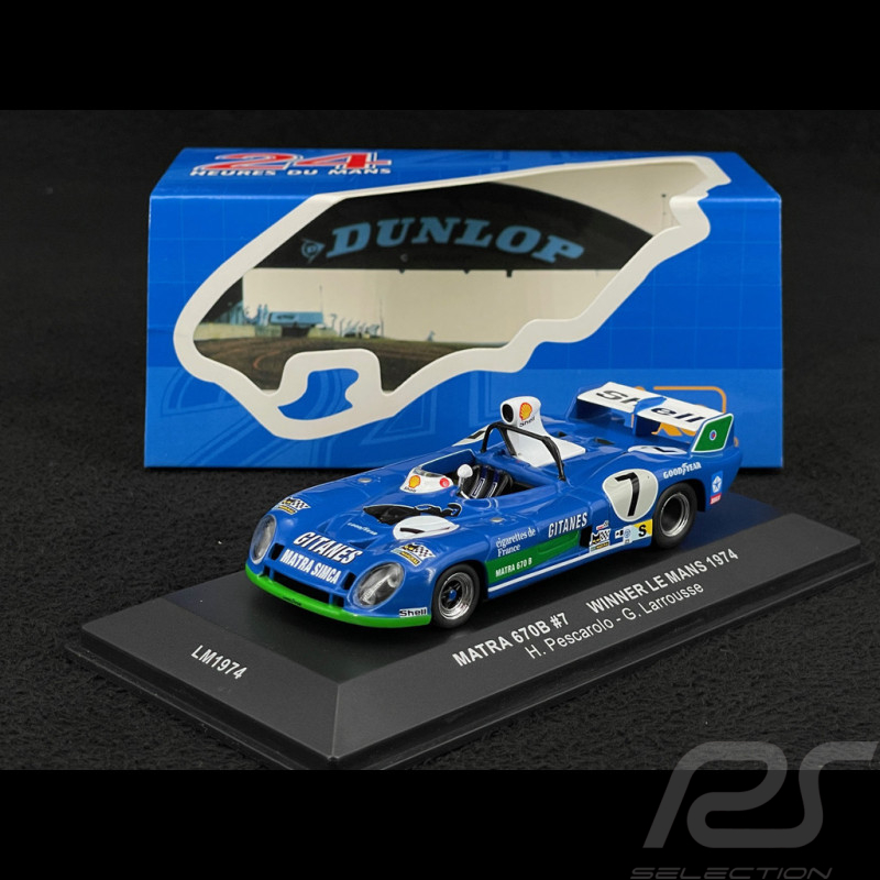Matra MS670B n° 7 Vainqueur 24h Le Mans 1974 1/43 Ixo LM1974