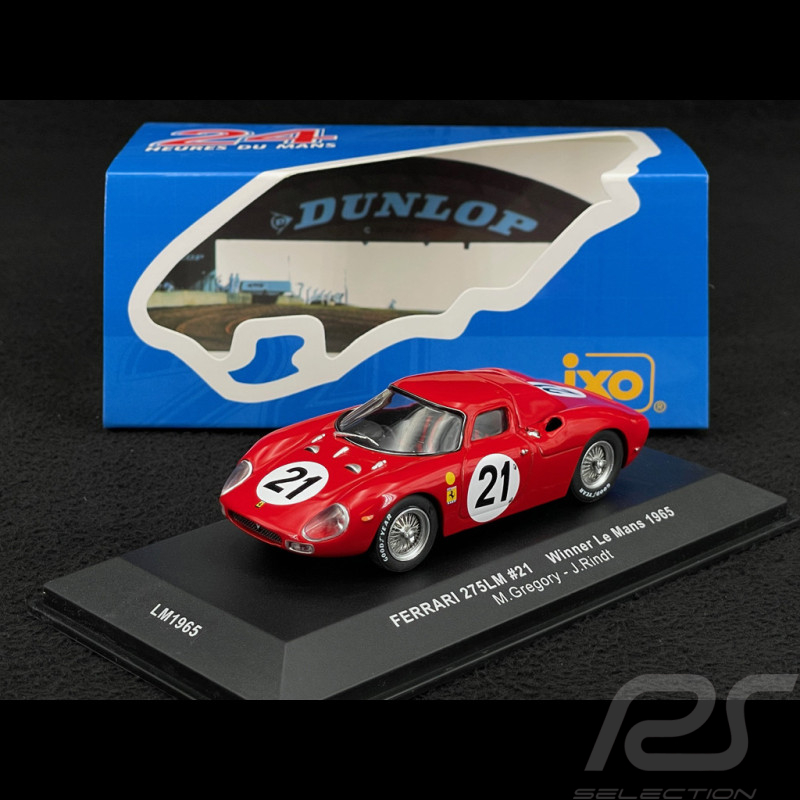 Ferrari 250 LM n° 21 Vainqueur 24h Le Mans 1965 1/43 Ixo LM1965