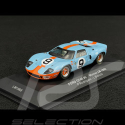 Ford GT40 n° 9 Gulf Vainqueur 24h Le Mans 1968 1/43 Ixo LM1968