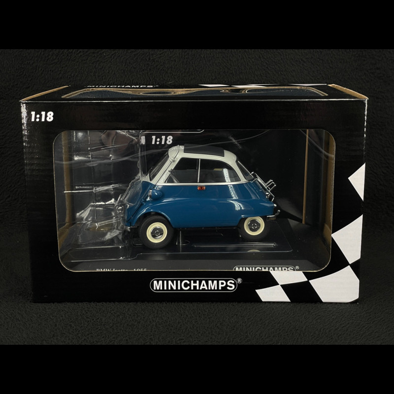 BMW Isetta 1955 Blue / White 1/18 Minichamps 110024000