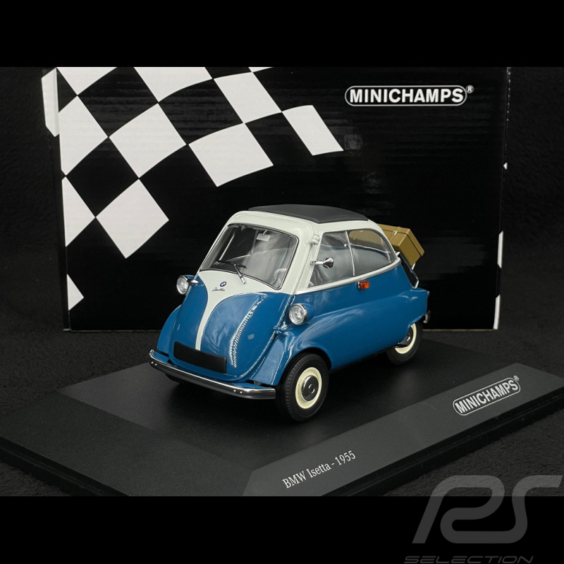 BMW Isetta 1955 Bleu / Blanc 1/18 Minichamps 110024000