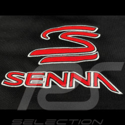 Ayrton Senna Jacket F1 n° 12 Varsity Black ASRC04002-BLK - unisex