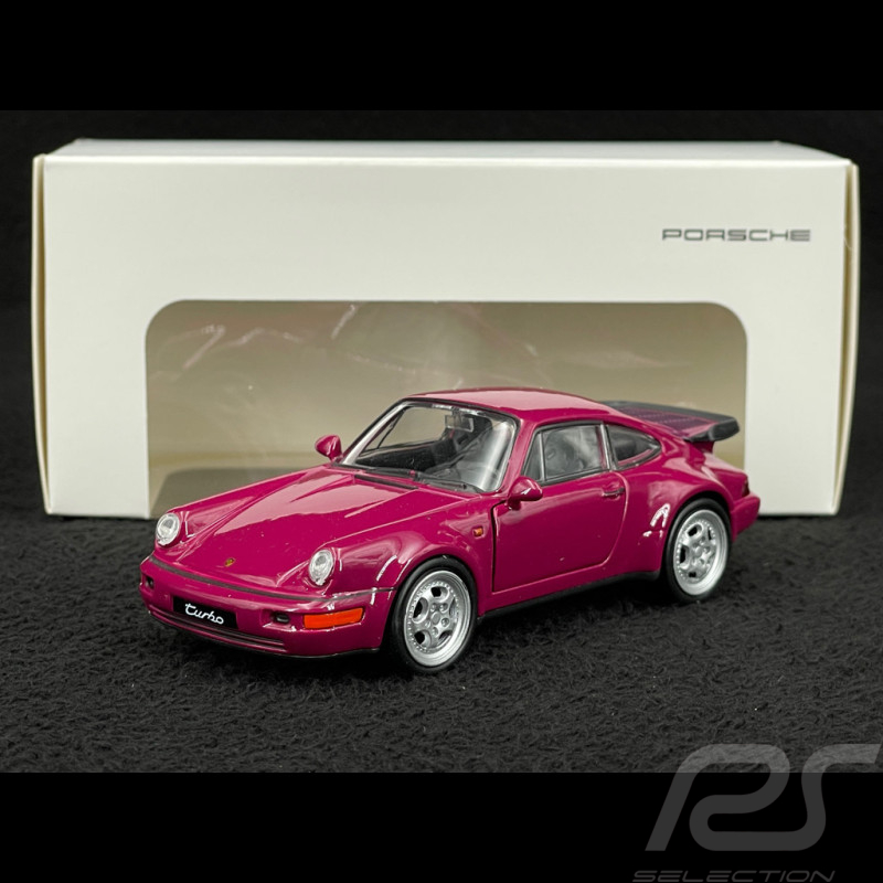 Porsche 964 Turbo 1990 fuchsia 1/24 Welly MAP02493616