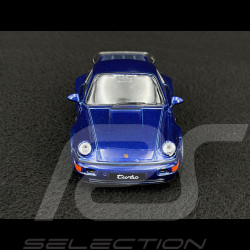 Porsche 964 Turbo 1990 metallic blue 1/24 Welly MAP02493716