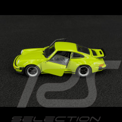 Porsche 911 Turbo 3.0 1975 Light Green Friction Toy 1/38 Welly MAP01025015