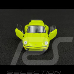 Porsche 911 Turbo 3.0 1975 Light Green Friction Toy 1/38 Welly MAP01025015