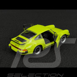 Porsche 911 Turbo 3.0 1975 Light Green Friction Toy 1/38 Welly MAP01025015
