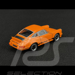 Porsche 911 Carrera RS 2.7 1973 Orange / Schwarze Streifen Reibungsspielzeug 1/38 Welly MAP01025015