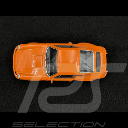 Porsche 911 Carrera RS 2.7 1973 Orange / Black Stripes Friction Toy 1/38 Welly MAP01025015