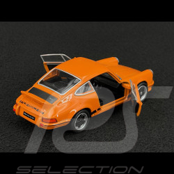 Porsche 911 Carrera RS 2.7 1973 Orange / Black Stripes Friction Toy 1/38 Welly MAP01025015