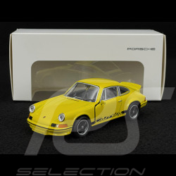 Porsche 911 Carrera RS 2.7 1973 Gelb / Schwarze Streifen Reibungsspielzeug 1/38 Welly MAP01025015