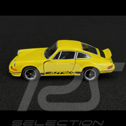Porsche 911 Carrera RS 2.7 1973 Gelb / Schwarze Streifen Reibungsspielzeug 1/38 Welly MAP01025015