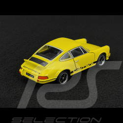 Porsche 911 Carrera RS 2.7 1973 Gelb / Schwarze Streifen Reibungsspielzeug 1/38 Welly MAP01025015