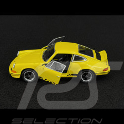 Porsche 911 Carrera RS 2.7 1973 Jaune / Bandes Noires Jouet à friction 1/38 Welly MAP01025015