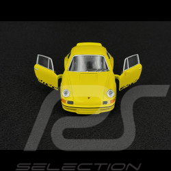 Porsche 911 Carrera RS 2.7 1973 Gelb / Schwarze Streifen Reibungsspielzeug 1/38 Welly MAP01025015