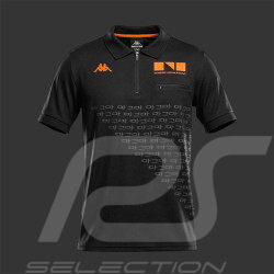 Genesis Poloshirt Magma Racing 2026 Schwarz / Orange Kappa 322M2XW - Unisex