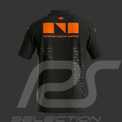 Genesis Polo Shirt Magma Racing 2026 Black / Orange Kappa 322M2XW - Unisex