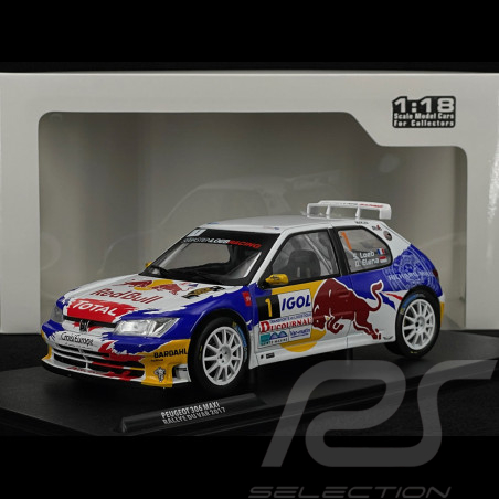 Sebastien Loeb Peugeot 306 Maxi n°1 Rallye du Var 2017 1/18 Solido S1808308